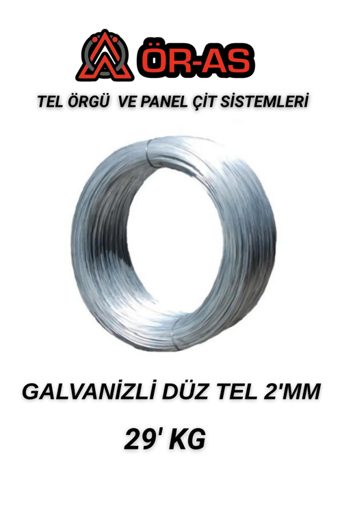 Galvanizli Tel - 29Kg - 2Mm - Bağlama Teli Paslanma Yapmaz