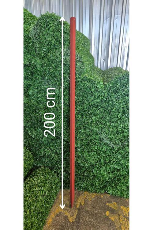 & Panel Çit Sistemleri Köşebent Demir Kazık Sivri Antipaslı 40 X 40 X 4 Mm 200 Cm Yükseklik