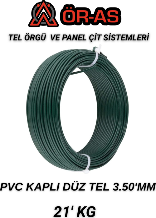 Pvc - KaplıDüz Tel - 3.5 Mm Kalınlık(- 21 - Kg -)