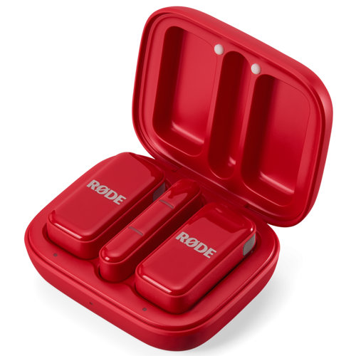 Wireless Micro: Kırmızı: USB-C | Ultra Kompakt Kablosuz Mikrofon