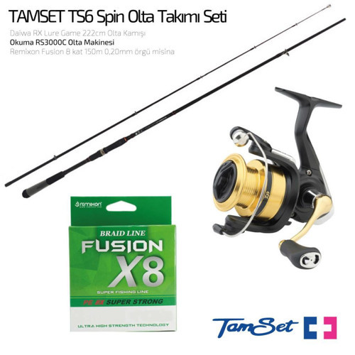 Daiwa RS3000 RX Lure Game 222cm 10-35g Spin Olta Takımı TS6