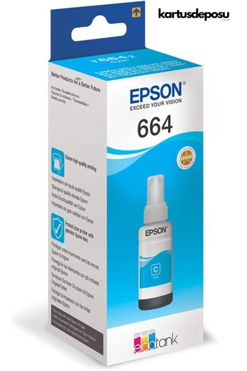 T664 Cyan (Mavi) Inkjet Mürekkep Kartuş