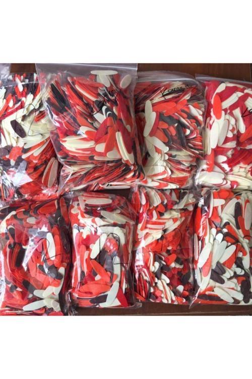 Karışık Renk Ve Numaralı 100 Lü Saz Mızrabı-100 Adet-1 Paket