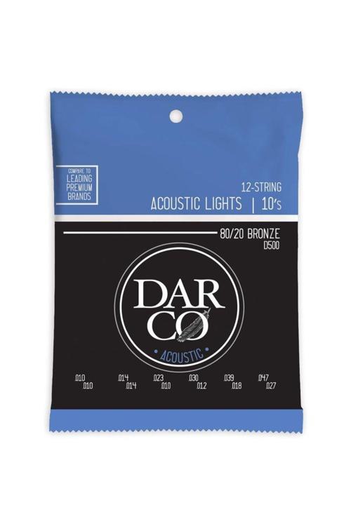 Martın & Co Martin Co Darco D500 80/20 Bronze 12 Telli Akustik Gitar Teli Light 10-47