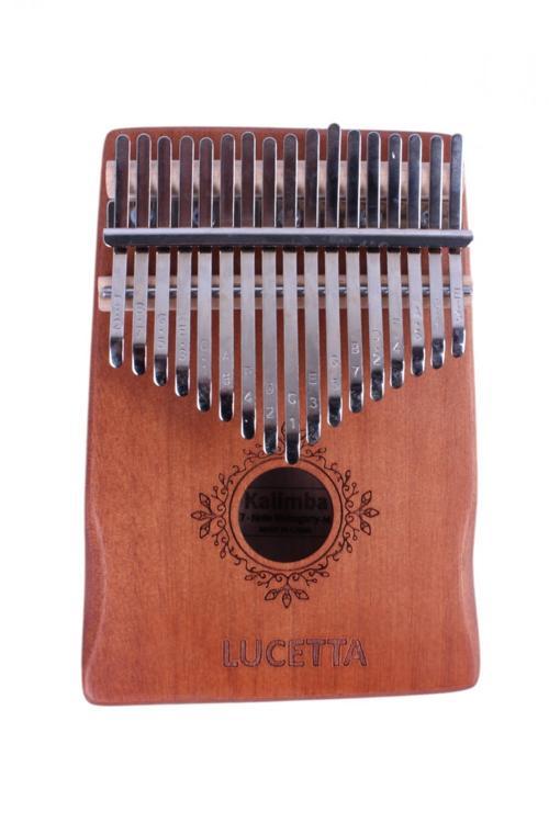 Lpk437 Model Profesyonel Masif Maun Ağacı 17 Notalı Kalimba Seti
