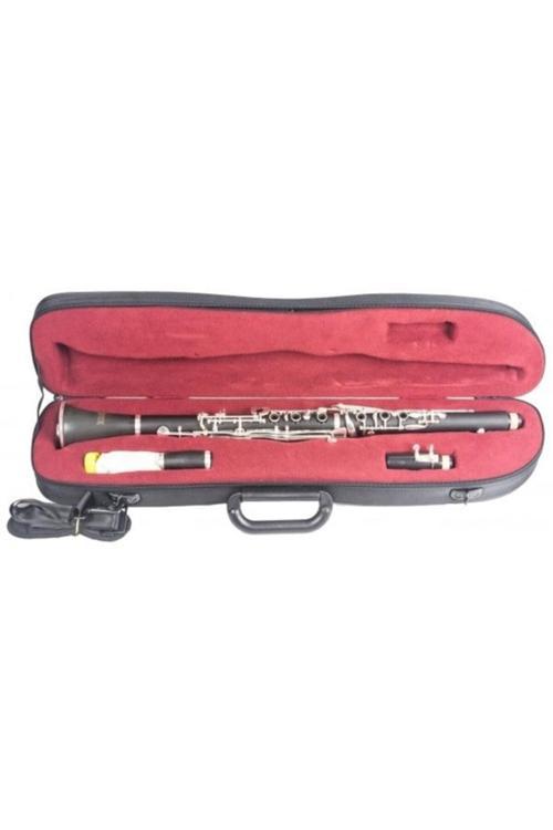 Uzun Deri Çantalı Üst Kalite Sol Klarnet Seti