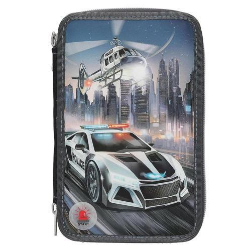 Dino World Monster Cars 3 Katlı İçi Dolu Kalem Çantası 13333