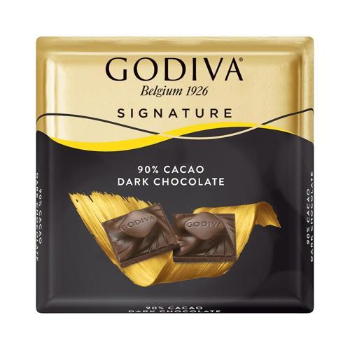 %90 Bitter Kare Çikolata - 52 gram - 6 Adet