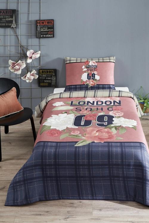 Soho Pike Takımı Tek Kişilik Pembe