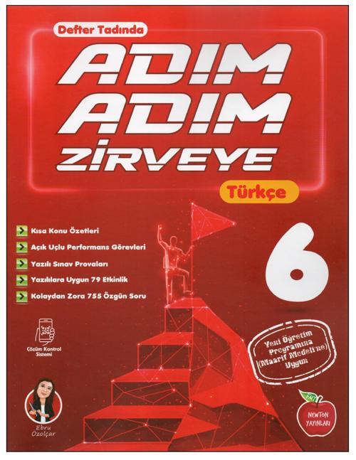 Newton Yayınları 6. Sınıf Adım Adım Zirveye Türkçe Konu Özetli Soru Bankası