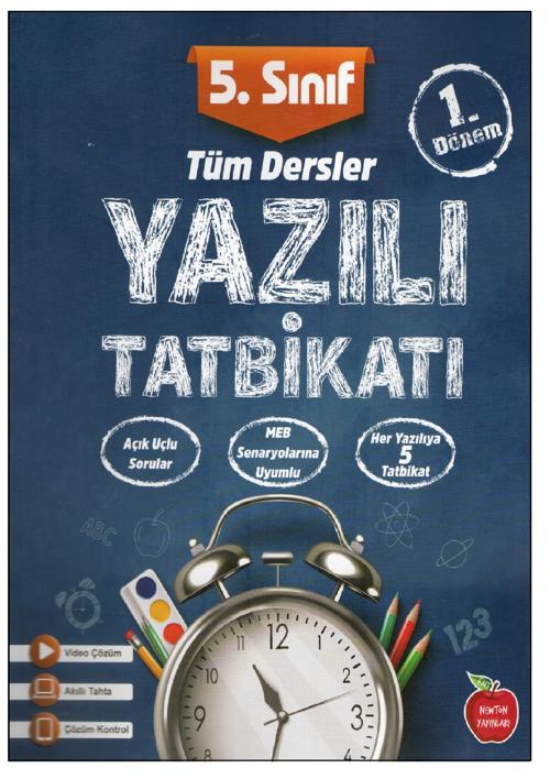 Newton Yayınları 5. Sınıf Tüm Dersler Yazılı Tatbikatı
