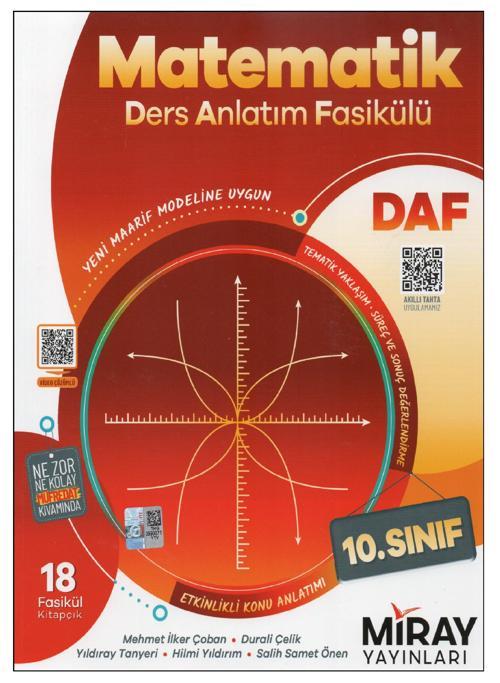 Miray 10. Sınıf Matematik Ders Anlatım Faikülü 
