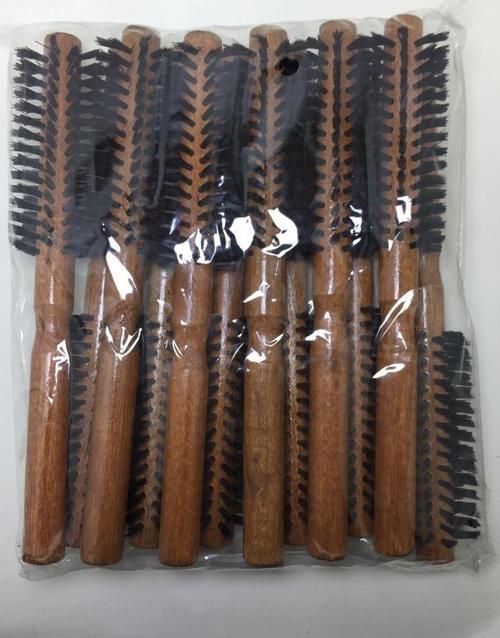 RD-557A Tel Koyu Ahşap Renk Saç Fırçası Tarak