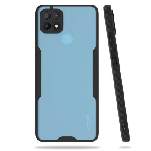 Oppo A15 Kılıf Zore Parfe Kenarları Pastel Renk Silikon Kılıf