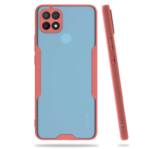 Oppo A15S Kılıf Zore Parfe Kenarları Pastel Renk Silikon Kılıf