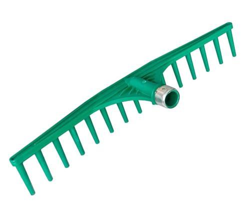 Metal Bilezikli Plastik Büyük Tırmık 59 cm 15 Diş (Sapsız)