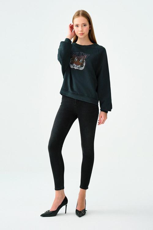 Natalie Minael Kadın Pantolon LF2037055