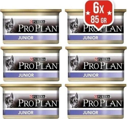 Junior Tavuklu Yavru Kedi Konservesi 85 Gr *6 Adet
