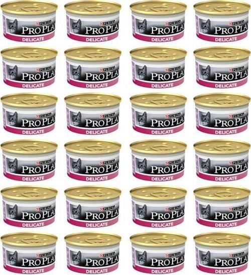 Delicate Hindili Kedi Konservesi 85 Gr 24 Adet