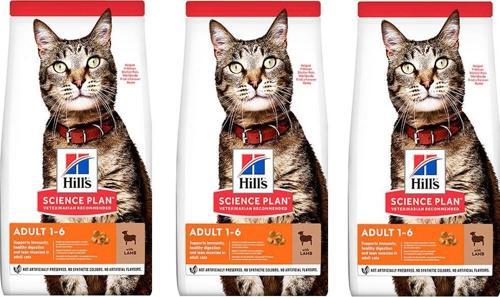 Hills Science Plan Kuzu Etli Kedi Maması 1,5 Kg 3 Adet