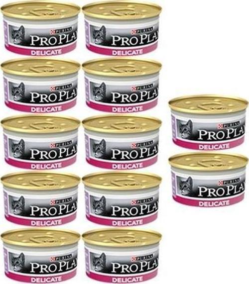 Delicate Hindili Kedi Konservesi 85 Gr X 12 Adet