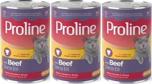 Dana Etli Yetişkin Kedi Konservesi 400 Gr*3 Adet