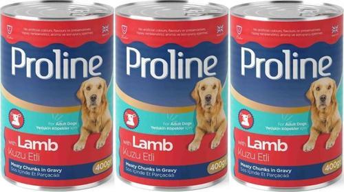 Kuzu Etli Yetişkin Köpek Konservesi 400 Gr*3 Adet