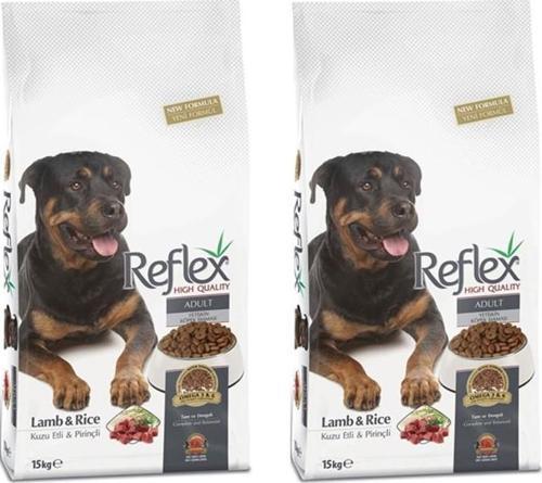 Adult Dog Kuzu Etli & Pirinçli Yetişkin Köpek Maması 15 Kg 2 Adet