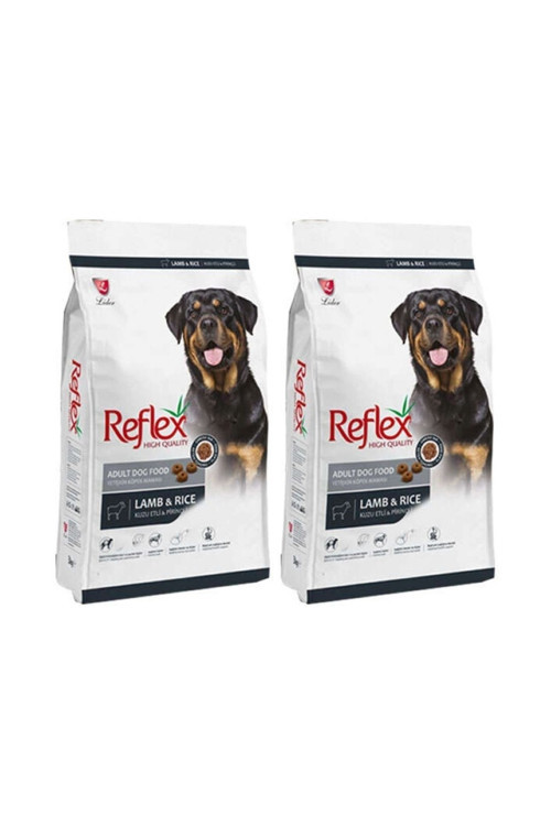 Kuzu Etli ve Pirinçli Yetişkin Köpek Maması 15 kg x 2