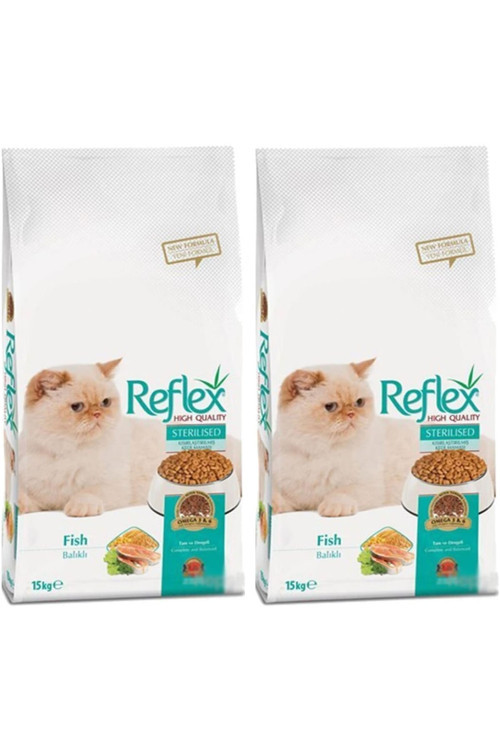 Sterilised Balıklı Kısırlaştırılmış Kedi Maması 15 Kg 2'Lİ SET