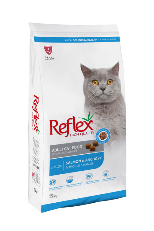 Somonlu ve Hamsili Yetişkin Kedi Maması 15 kg