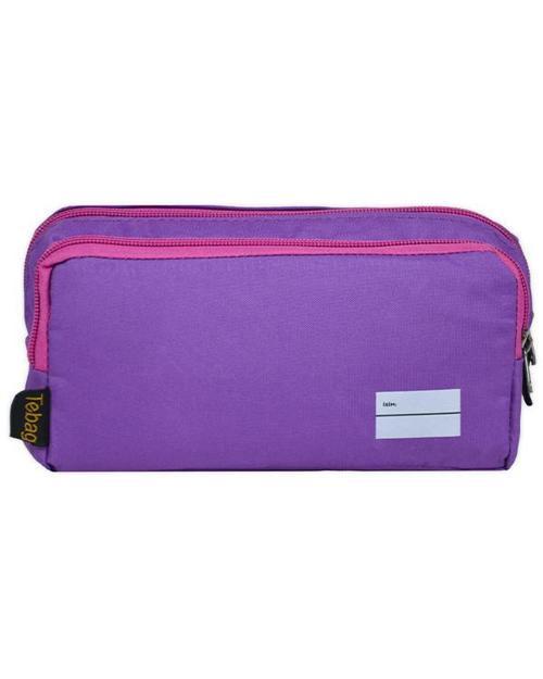 Tebag İki Gözlü Mor Kalem Çantası
