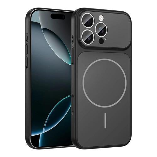 Apple iPhone 15 Pro Max Kılıf Zore M-Safe Şarj Özellikli Kamera Korumalı Formen Kapak