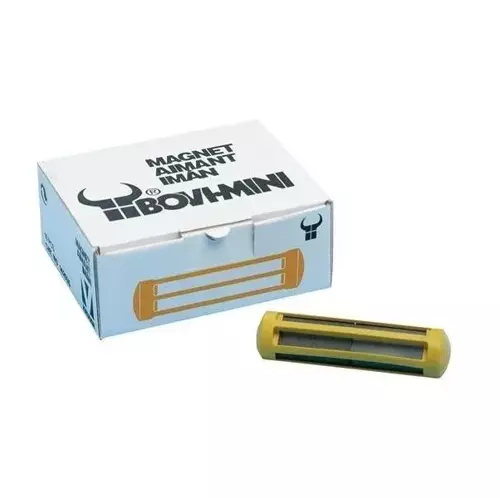 Bovimini Kafesli Rumen Mıknatısı. Sarı. 25 x 100 mm (10'lu Paket)