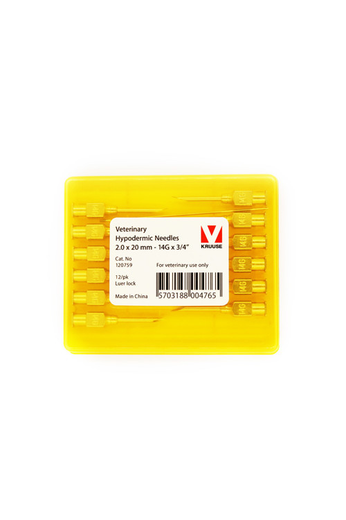 Enjektör İğnesi 2,0 x 20 mm ( 12 Ad )