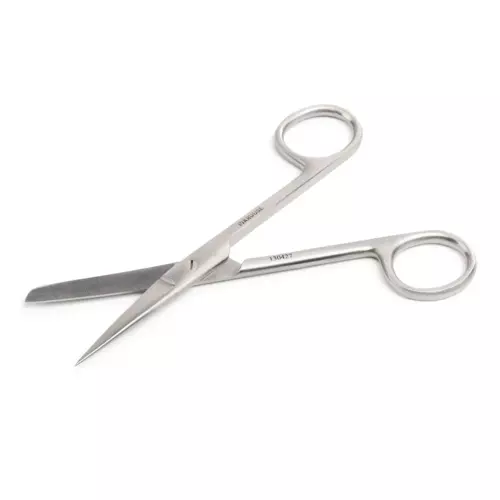 Standart Makas. 13 cm / 5.1, Künt / Sivri. Düz