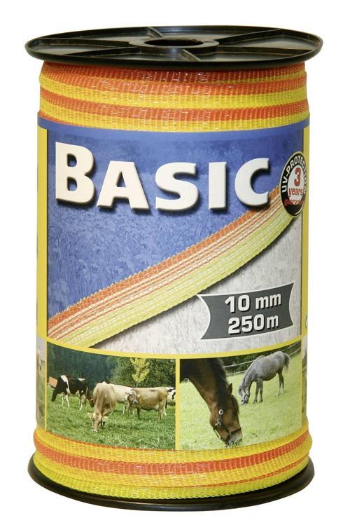 Premium 10 mm Elektrikli Çit Bandı 250 Metre