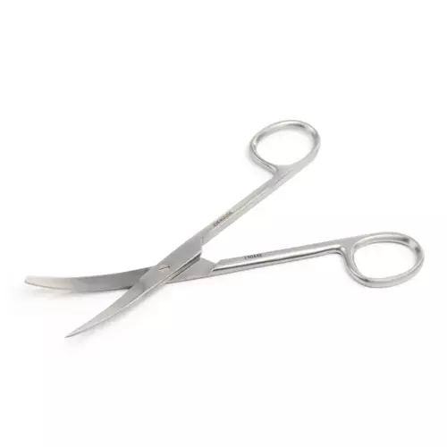 Grazil Diseksiyon Makası. 14 cm / 5.5, Künt / Sivri. Eğri