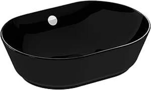 Geo Oval Çanak Lavabo, 55 cm, Siyah, 7427B070-0016