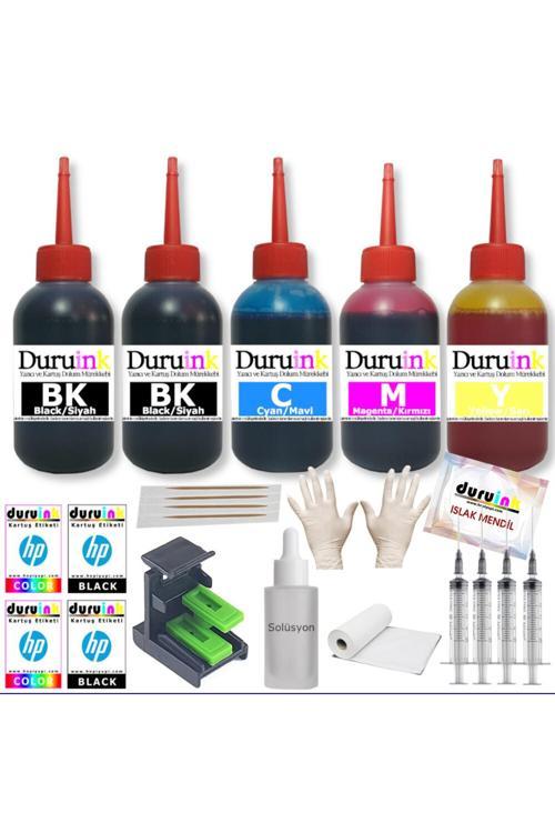 Hp Tüm Model Yazıcılar Için Uyumlu Kartuş Dolum Seti 5 Li Set 5X100Ml Mürekkep