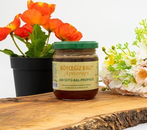 Arı Sütü Bal Propolis Karışımı 250 G Cam Kavanoz