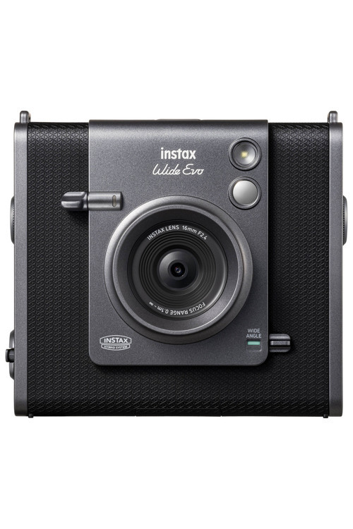 Instax Wide Evo Siyah Şipşak Anında Baskı ve Yazıcı Özellikli Hybrid Fotoğraf Makinesi