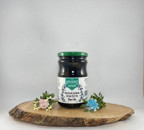Kb Köyceğiz Yöresel Sofralık Gemlik Siyah Zeytin 600 G Cam Kavanoz