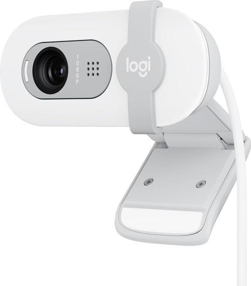 Brio 100 Full HD 1080p Gizlilik Kapaklı Mikrofonlu Web Kamerası - Beyaz
