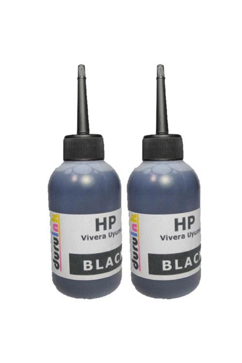 Hp 2633 2634 3720 (304) Siyah Kartuş Mürekkep Dolum Seti 2X100Ml Yazıcı Uyumlu Non-Oem Renk