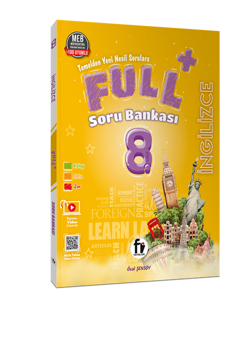 Fi Yayınları 8. Sınıf Full İngilizce Soru Bankası