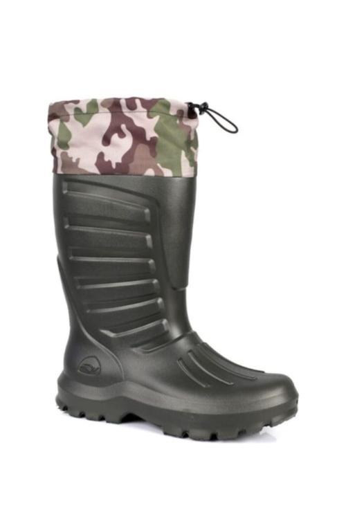 Sonımıx Kauçuk- Avcı Çizme Termal Çoraplı Boğazlı Poli Erkek Çizme