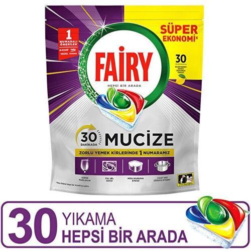 Mucize Bulaşık Makinesi Deterjanı Kapsülü 30 Yıkama