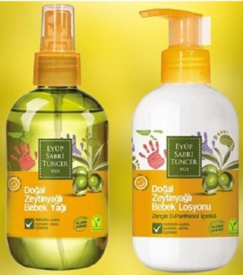 Zeytinyağlı Bebek Yağı 280 ml + Bebek Losyonu 280 ml