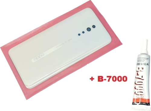 OPPO Reno Z Arka Pil Batarya Kapağı (CAM)  B-7000 BEYAZ